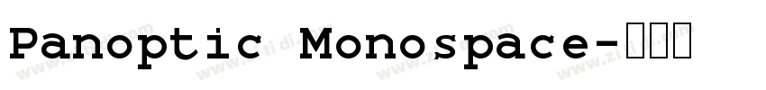 Panoptic Monospace字体转换
